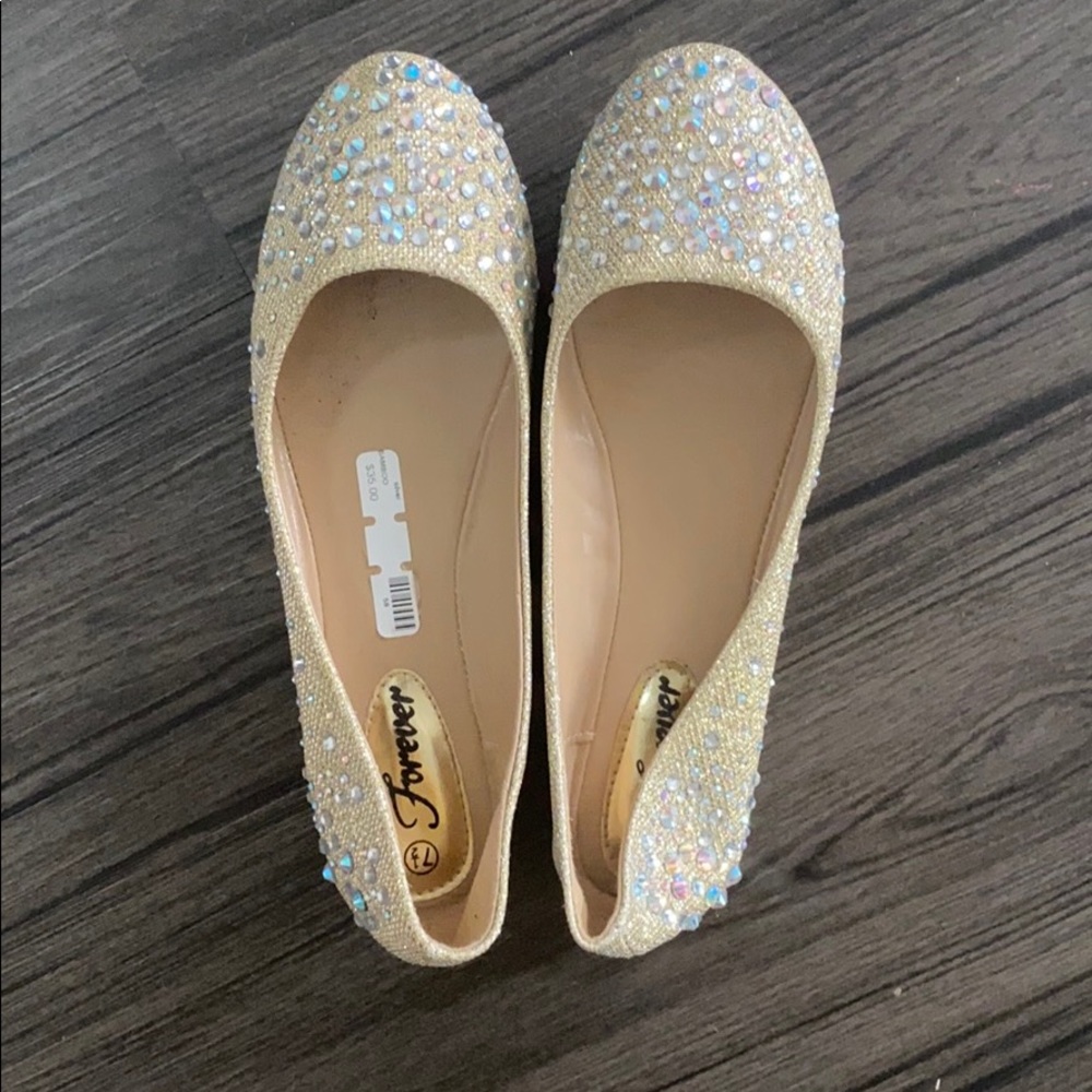 Sparkle ballet flats
